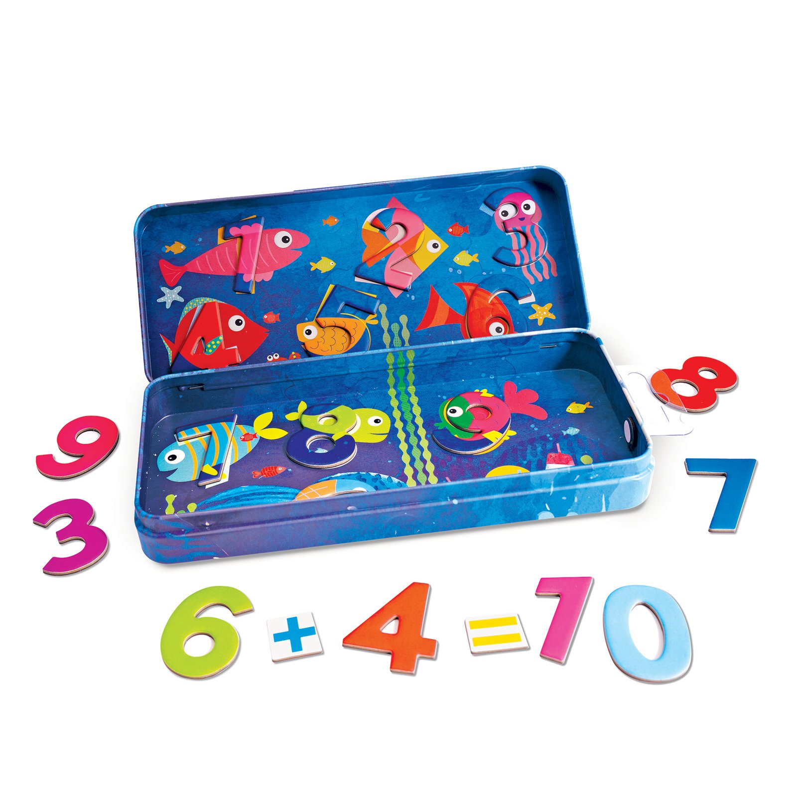 HappiHobbi Magnet Tin Γράμματα & Αριθμοί Εκπαιδευτικοί Χάρτινοι Μαγνήτες Για 3+ Χρονών - Image 5
