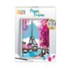 HappiHobbi Paint & Frame Paint by Numbers Spring Paris Για Ηλικίες 12+ Χρονών