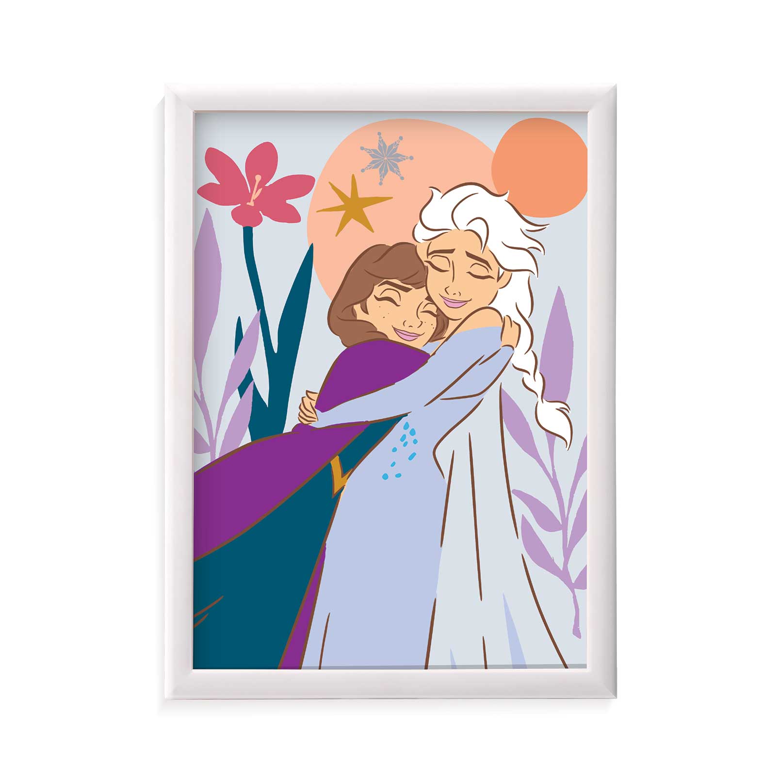 HappiHobbi Paint & Frame Paint by Numbers Disney Frozen Για Ηλικίες 6+ Χρονών - Image 4