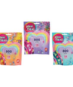 AS Plexi Flexi Love Σακουλάκι Με 800 Λαστιχάκια & 16 Αξεσουάρ Για Ηλικίες 5+ Χρονών