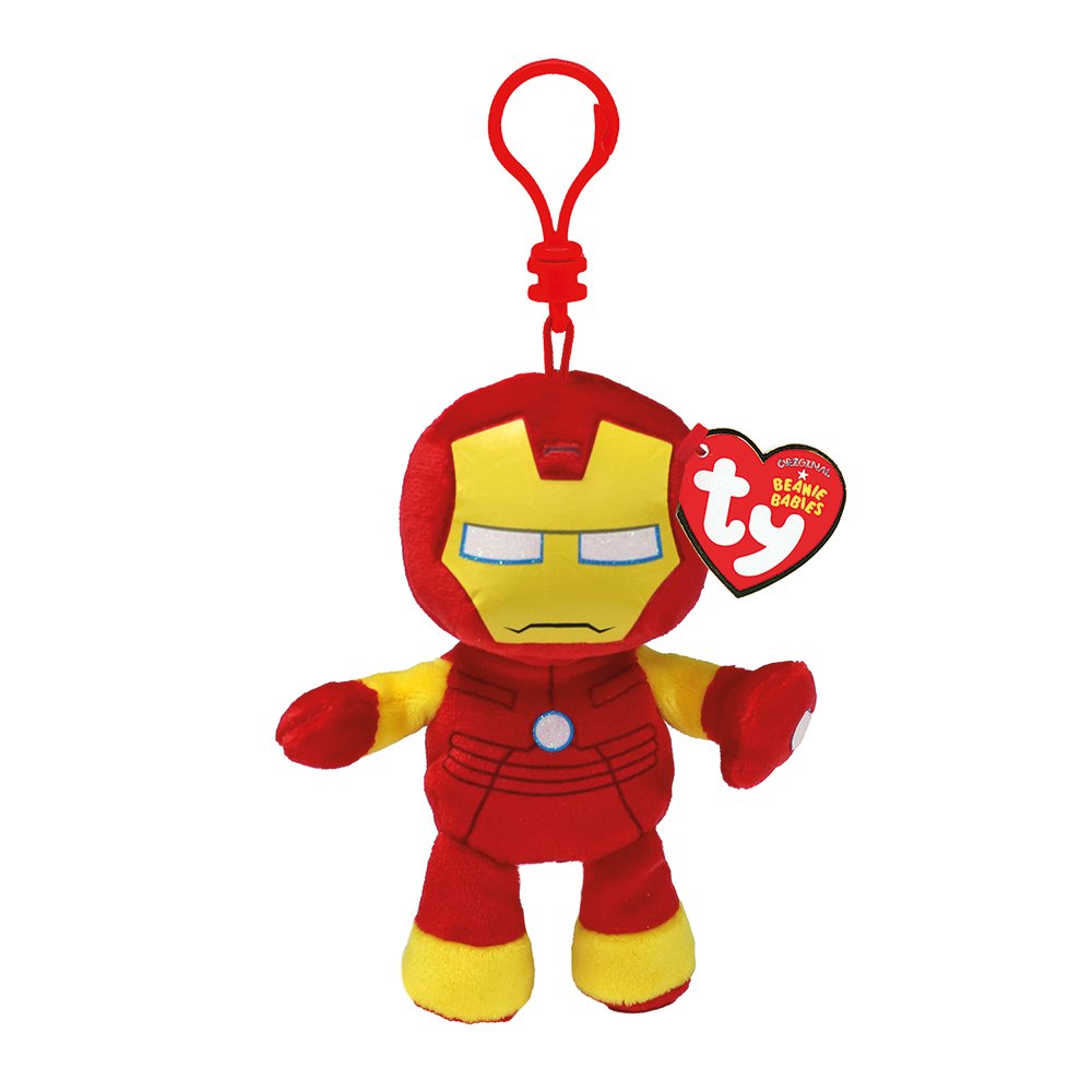 TY Beanie Babies Κλιπ Χνουδωτό Iron Man 8