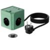 Allocacoc® PowerCube MagnetDock USB A+C PD 45W DE με διακόπτη σε χρώμα πράσινο χακί