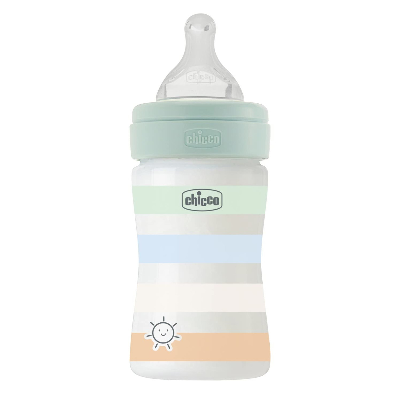 Chicco Πλαστικό Μπιμπερό Well Being Κατά των Κολικών Μπλε 150ml Για 0+ Μηνών - Image 2