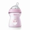 Chicco Πλαστικό Μπιμπερό Natural Feeling Κατά των Κολικών Ροζ 250ml Για 2+ Μηνών