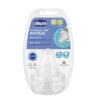 Chicco Θηλή από Σιλικόνη Physio Perfect 5 Κανονικής Ροής Για 0+ Μηνών 2τμχ