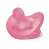 Chicco Πιπίλα Όλο Σιλικόνη PhysioForma Soft Ροζ Για 16-36 Μηνών