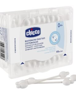 Chicco Βρεφικές Μπατονέτες Βιοδιασπώμενες Ασφαλείας 60τμχ