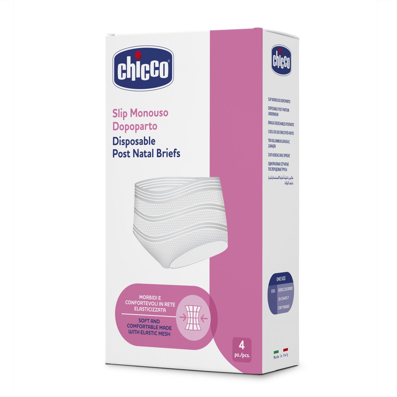 Chicco Σλιπ Ελαστικό Με Δίχτυ Μιας Χρήσης Νο4 - 4τμχ