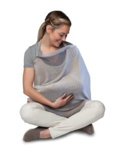 Chicco Ποδιά Θηλασμού Boppy Silver Grey