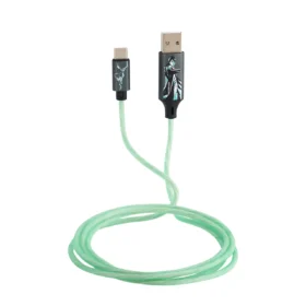 Lazerbuilt Harry Potter Light-Up USB-C Φωτιζόμενο καλώδιο φόρτισης μήκους 1,2 μέτρα (Patronus)