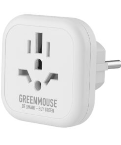 World to Europe Adapter – Green Mouse Παγκόσμιος Αντάπτορας Ταξιδιού σε Ευρωπαϊκή Πρίζα (Schuko) – 46956682