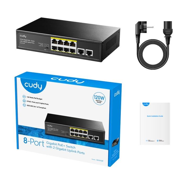 Switch 10 Θέσεων PoE Cudy GS1010P Gigabit - Image 3