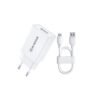 Φορτιστής Σπιτιού 10W WK WP-U118, με καλώδιο USB-C Λευκό