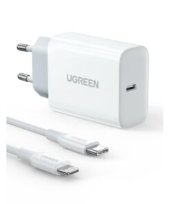 Φορτιστής Σπιτιού PD 20W UGREEN CD137 50698, με καλώδιo Lightning Λευκό