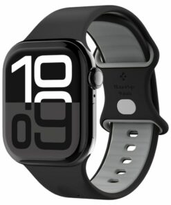 SPIGEN NANO POP APPLE WATCH 6 / 7 / 8 / 9 / 10 / SE / ULTRA 1 / 2 (44 / 45 / 46 / 49 MM) BLACK SESAME AMP09321