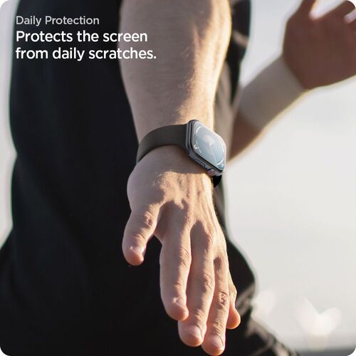 Spigen Eliteshield EZ Fit tempered γυαλί διάφανο για Apple Watch 10/11 2024 46mm (AFL08579) - Image 11