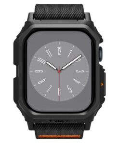 Spigen Lite Fit Pro, ματ μαύρο - Apple Watch 10 2024 46mm (ACS08609)