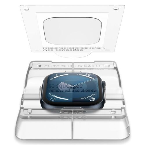 Spigen Eliteshield EZ Fit tempered γυαλί διάφανο για Apple Watch 10/11 2024 46mm (AFL08579) - Image 3