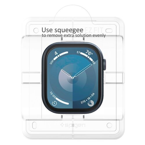 Spigen Eliteshield EZ Fit tempered γυαλί διάφανο για Apple Watch 10/11 2024 46mm (AFL08579) - Image 4