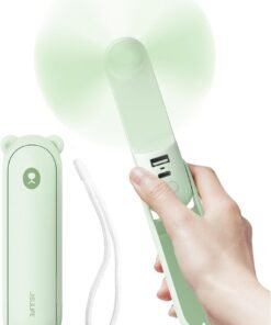 JISULIFE (S010F8X04004) PORTABLE HANDHELD FAN LIFE8 PLUS (4500MAH) MNT GREEN