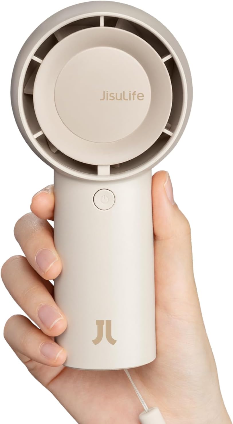 JISULIFE (S01FA4314005) PORTABLE HANDHELD FAN5 PLUS (4000MAH) LIGHT BROWN