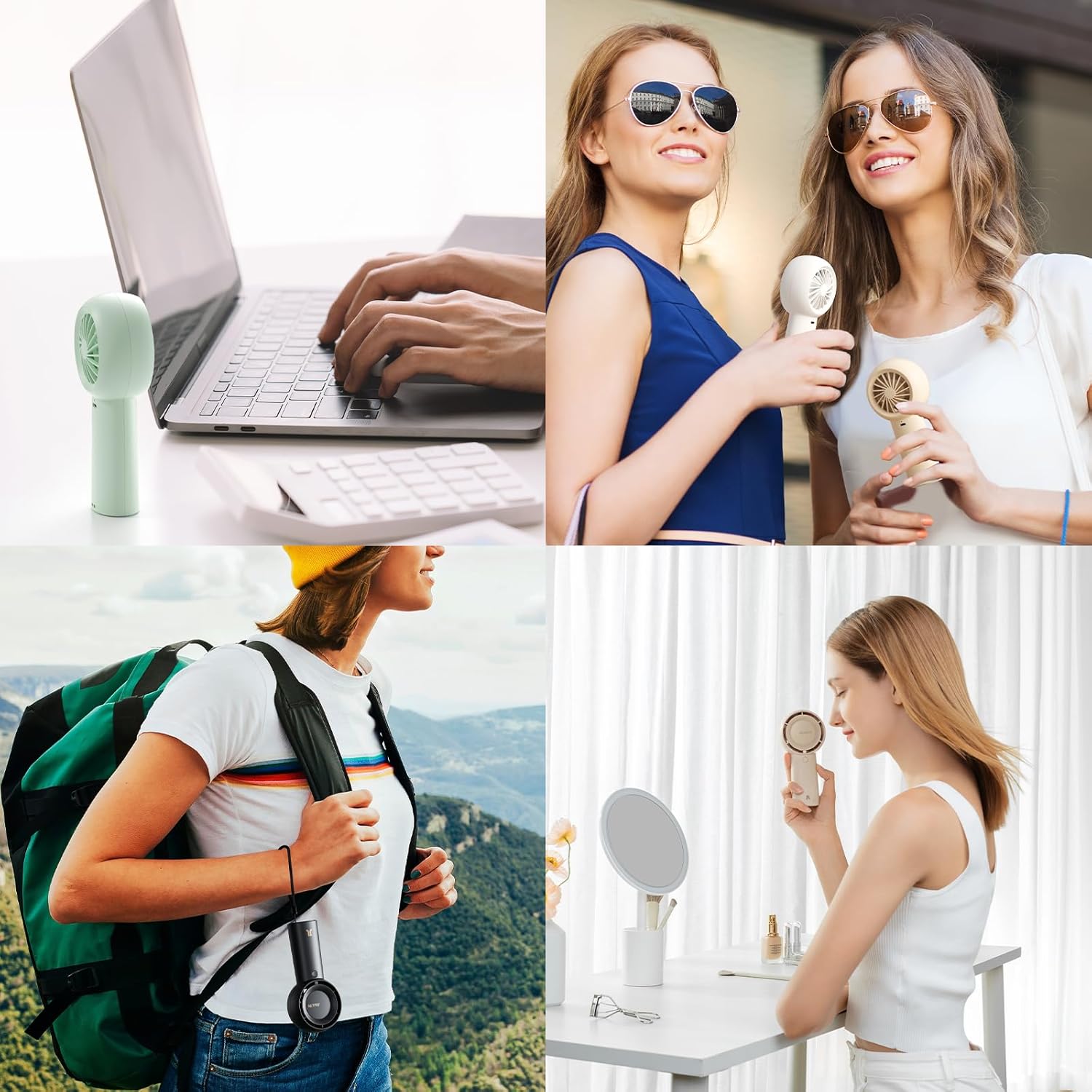JISULIFE (S01FA4301005) PORTABLE HANDHELD FAN5 PLUS (4000MAH) WHITE - Image 5