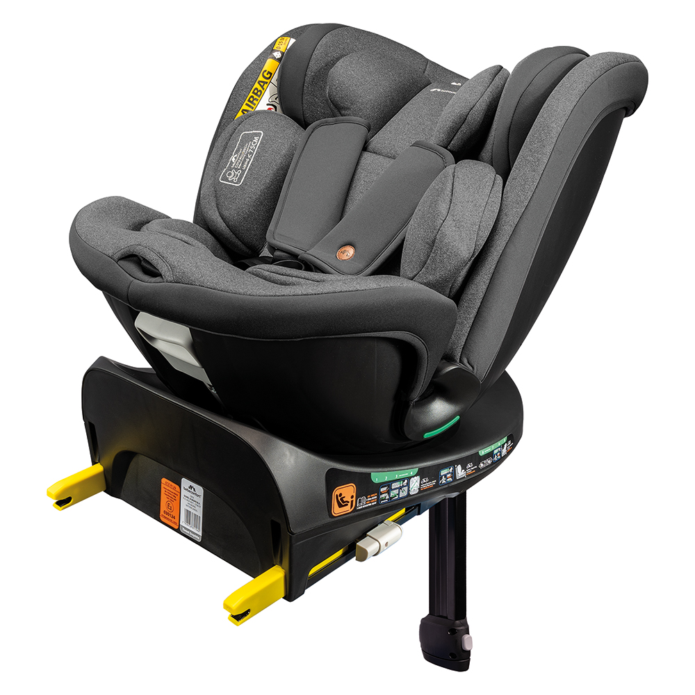 Bebe Confort Καθισματάκι Αυτοκινήτου Grow Fix για Παιδί 40-105cm Tinted Graphite - Image 4