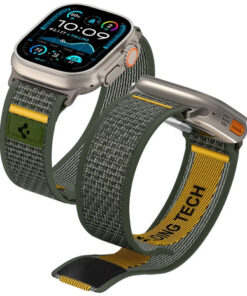 Λουράκι SPIGEN ATHLEX AIR για Apple Watch 6 / 7 / 8 / 9 / 10 / SE / ULTRA 1 / 2 (44 / 45 / 46 / 49 mm), Active Green (AMP09035)
