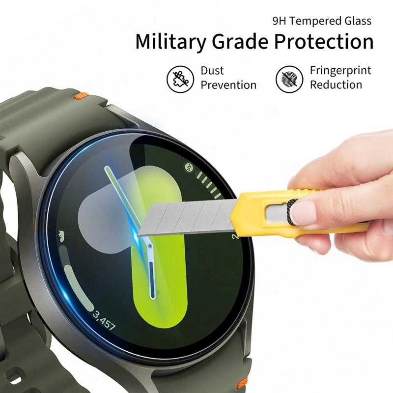 Tech-Protect Glass Fit+ σετ 2 προστατευτικά σκληρυμένα γυαλιά για Xiaomi Watch S4 clear - Image 2