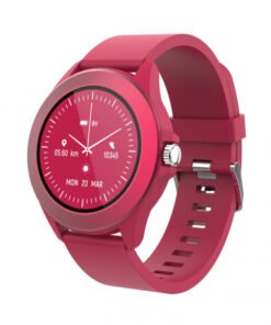 Forever Smartwatch με παλμογράφο Colorum CW-300 xMagenta σε κόκκινο/μωβ χρώμα
