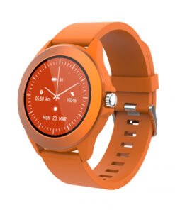 Forever Smartwatch με παλμογράφο Colorum CW-300 xOrange σε πορτοκαλί χρώμα