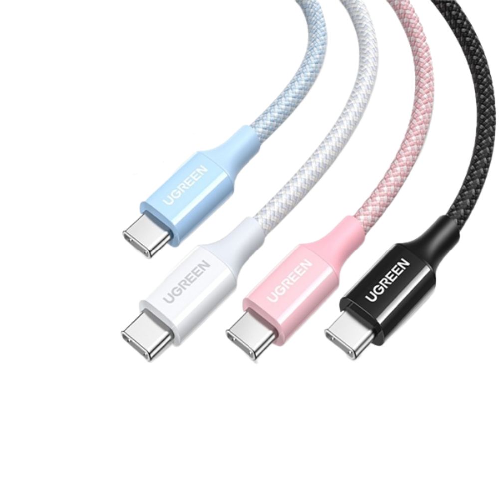 Καλώδιο Φόρτισης UGREEN L502 65252 USB-C σε USB-C PD 100W 2m Ροζ - Image 2