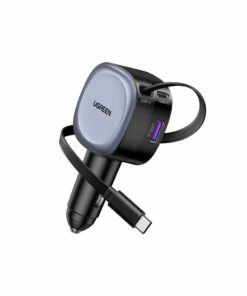 Φορτιστής Αυτοκινήτου 75W UGREEN EC601 55653 2 Θέσεων, με καλώδιο USB-C 60W Γκρί