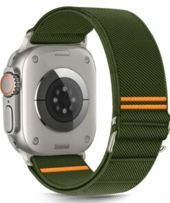 TECH-PROTECT NYLON SLIP APPLE WATCH 6 / 7 / 8 / 9 / 10 / SE / ULTRA 1 / 2 (44 / 45 / 46 / 49 MM) KHAKI