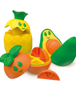 Baby Clementoni Βρεφικό Παιχνίδι Σετ Φρούτων Από Ανακυκλωμένα Υλικά Για 12-36 Μηνών