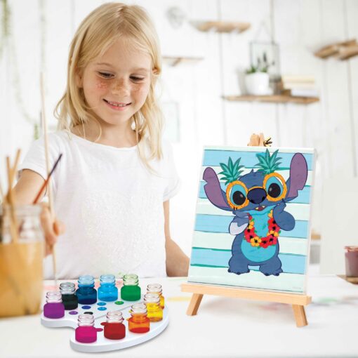 HappiHobbi Εργαστήριο Ζωγραφικής Disney Stitch Χρώματα Ακουαρέλας Για 7+ Χρονών - Image 4