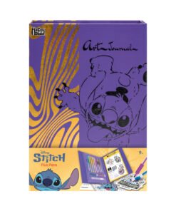 HappiHobbi Art Journal Fluo Στυλό Disney Stitch Για 9+ Χρονών