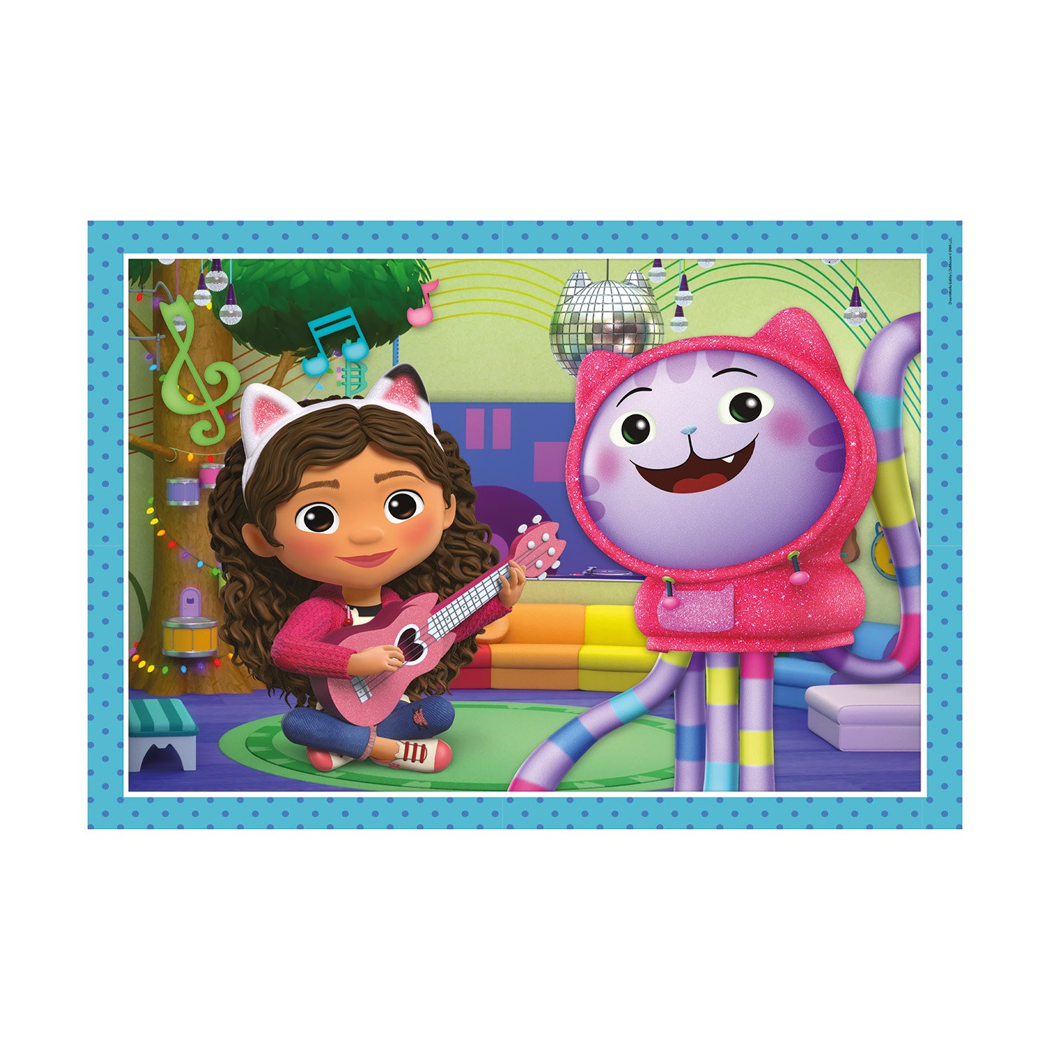 Clementoni Παιδικό Παζλ 4 in 1 Super Color DreamWorks Gabby's Dollhouse 12-16-20-24 τμχ - Image 4