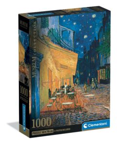 Clementoni Παζλ Museum Collection Van Gogh: Καφέ τη Νύχτα 1000 τμχ - Compact Box