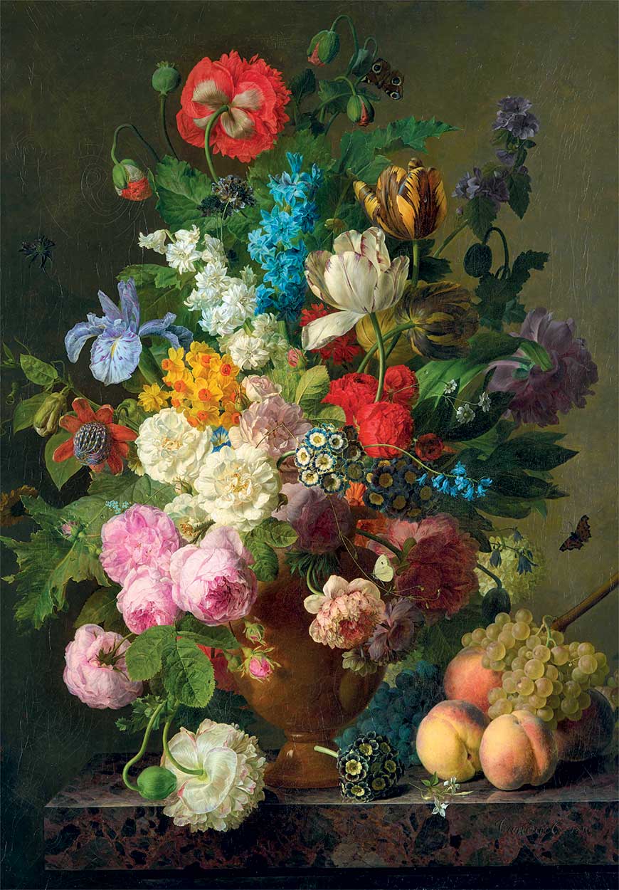 Clementoni Παζλ Museum Collection Van Dael: Βάζο με Λουλούδια 1000 τμχ - Compact Box - Image 2