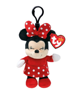 TY Beanie Babies Μπρελόκ Χνουδωτό Disney Minnie Mouse 8