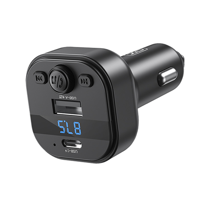 Bluetooth ΜΡ3 αναμεταδότης FM αυτοκινήτου με θύρα φόρτισης Type-C, 15W - XO BCC18 - Image 3