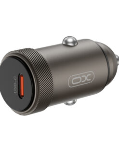 Universal φορτιστής αυτοκινήτου USB-C max.30W, σε γκρι χρώμα - XO CC70