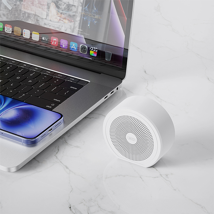 Φορητό bluetooth ηχείο, 3W σε λευκό χρώμα - XO F61 - Image 4