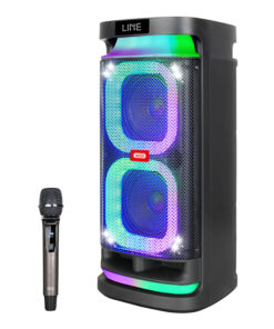 Φορητό TWS ηχείο bluetooth με ασύρματο μικρόφωνο, τηλεχειριστήριο και RGB φωτισμό, 40W - XO F58 SHINE