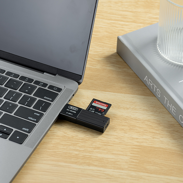 Card Reader USB 3.2 Gen 1x1 με υποδοχή Type-A. - XO DK05B - Image 4