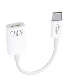 Καλώδιο-αντάπτορας USB High-Speed Type-C αρσ. - Lightning θηλ., 0.12m σε λευκό χρώμα - XO NB-R268A