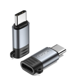Αντάπτορας USB High-Speed type-C αρσ. - Lightning θηλ., σε μαύρο χρώμα - XO NB263B