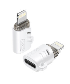 Αντάπτορας USB High-Speed type-C αρσ. θηλ. - Lightning, σε λευκό χρώμα - XO NB256E