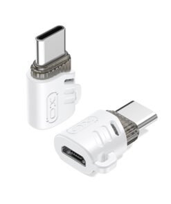 Αντάπτορας USB High-Speed type-C αρσ. θηλ. - Micro USB θηλ., σε λευκό χρώμα - XO NB256G